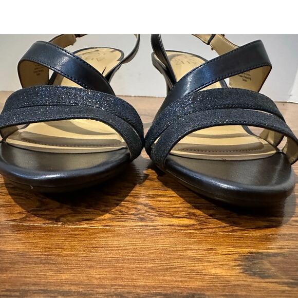 Naturalizer Taimi Slingback Evening Sandals – Navy | Women’s Size 8 Formal Shoe - Picture 4 of 10